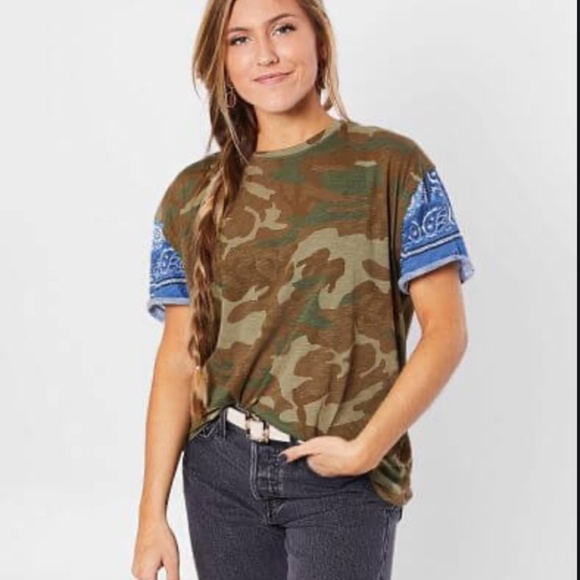 Free People Tops - Clarity Camo T-Shirt by "we the free"